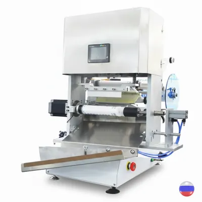 Полуавтоматическая настольная машина для нанесения этикеток на круглые бутылки ЭН00.13