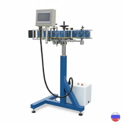 Автоматический аппликатор самоклеящихся этикеток ЭМ04.01 100 шт/мин