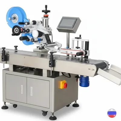 Этикетировочный автомат ЭМ04.03 с узлом приглаживания