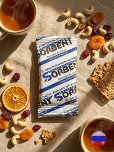 Силикагель фасованный SORB-DRY PLUS K по 35 грамм.