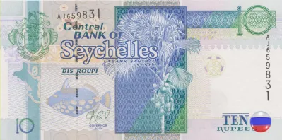 Сейшельские о-ва , 10 рупий , 2013 г. , Unc .